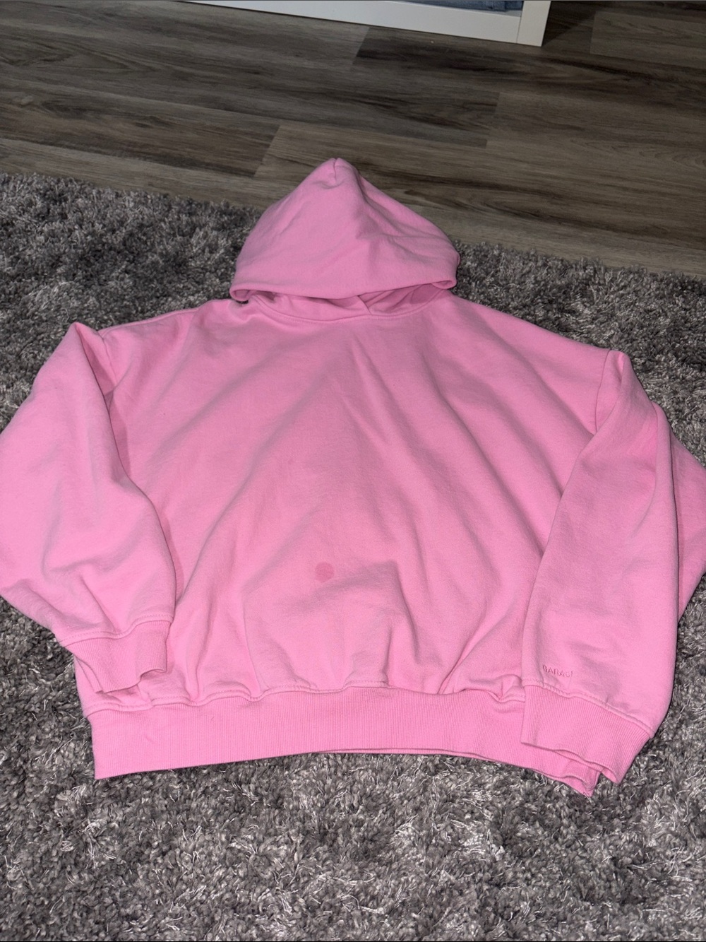 Garage Pink Hoodie Sweatshirt
